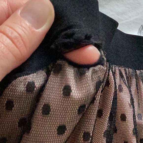 \BCBGeneration\ Dotted Mesh Midi Skirt - Picture 13 of 14